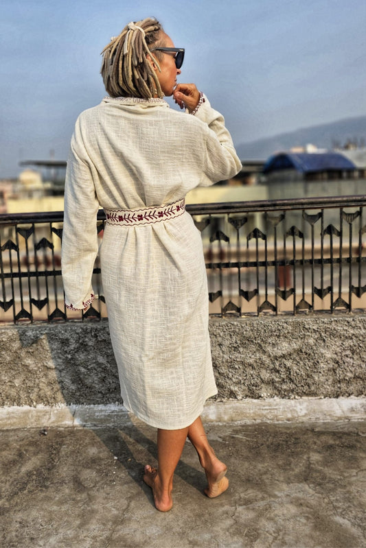 Letnie kimono z haftem