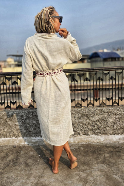 Letnie kimono z haftem