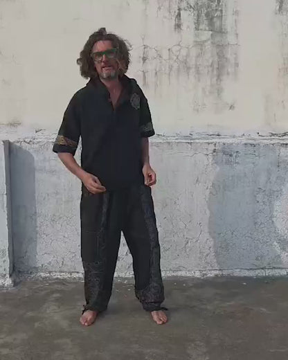 Etniczne spodnie baggy